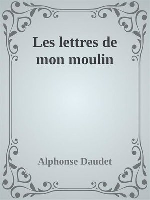cover image of Les lettres de mon moulin